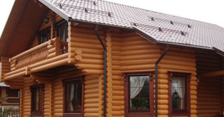 Строительство дома из оцилиндрованного бревна в железнодорожном - от 135941 рублей