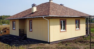 Одноэтажный дом из панелей под ключ в железнодорожном - Строй-Жлз от 135941 рублей