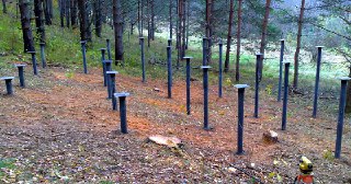 Свайный фундамент Железнодорожный. Заказать под ключ цена от 2092 руб